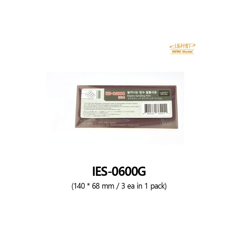 Infini model IES-0600G Film de ponçage élastique (3EA)