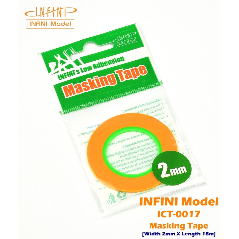 Infini model ICT-0017 Ruban de masquage 2mm (18m)