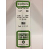 Evergreen EG137 – Bande de polystyrène blanc opaque 0,030" x 0,156"