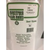 Evergreen EG2025 - Revêtement En Polystyrène Blanc Opaque De .025" Avec Rainure En V