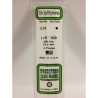 Evergreen EG214 – Tige en polystyrène blanc 0,125" (3,2 mm)