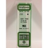 Evergreen EG219 – Tige en polystyrène blanc 0,025" (0,64 mm)