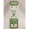 Evergreen EG221 – Tige en polystyrène blanc 1,2 mm (0,047")
