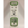 Evergreen EG225 – Tube en polystyrène blanc opaque 0,156" (4,0 mm)