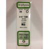 Evergreen EG226 – Tube en polystyrène blanc opaque 0,188" (4,8 mm)