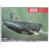 Mirage 400205 U60 typ II C German U-BOOT 1/400