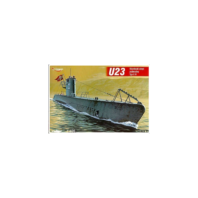 Mirage	40024	1/400 U23 type II B Sous-marin allemand