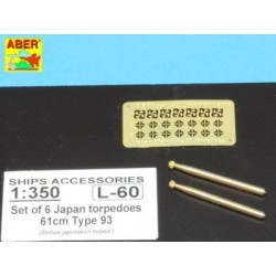 Aber - S 1:350 L-060 - 6 Torpilles Japonaises 61cm Type 93