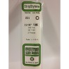 Evergreen EG231 – Tube en polystyrène blanc 0,312" (7,9 mm)