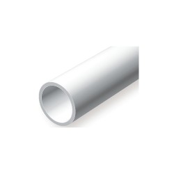 Evergreen EG232 – Tube en polystyrène blanc opaque 0,375" (9,5 mm)
