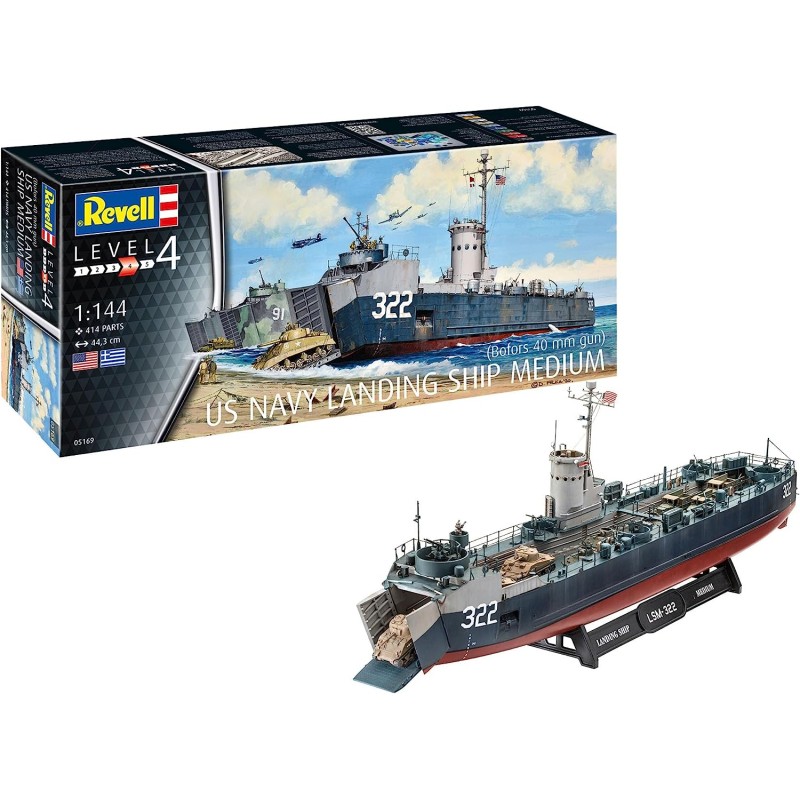 Revell	5169	US. Navy Landing Ship Medium 1:144