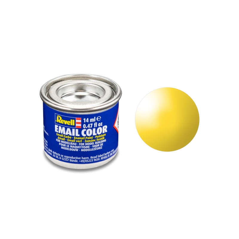 Revell - 32112 EMAIL COLOR JAUNE BRILLANT, 14ML, RAL 1018