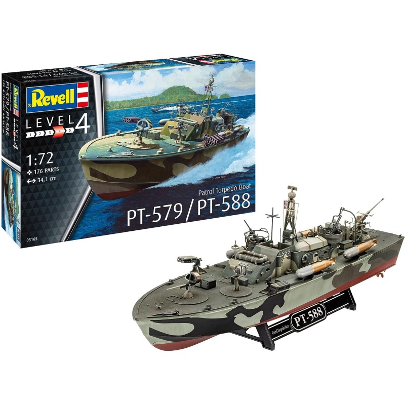 Revell- 05165 Patrol Torpedo Boat PT-588/PT-57 1:72