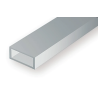 Evergreen EG258 – Tube rectangulaire en polystyrène blanc opaque 4,8 × 7,9 mm (0.188" × 0.312")