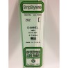 Evergreen EG262 – Canal en polystyrène blanc opaque Ø 2,0 mm (0.080")