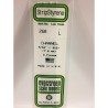 Evergreen EG268 – Canal en polystyrène blanc opaque Ø 7,9 mm (0.312")