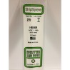 Evergreen EG275 – Poutre en I en polystyrène blanc opaque Ø 4,0 mm (0.156")
