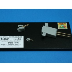 Aber S 1:350 L-050 – Canons pour croiseurs lourds de classe Pola (Marine italienne)