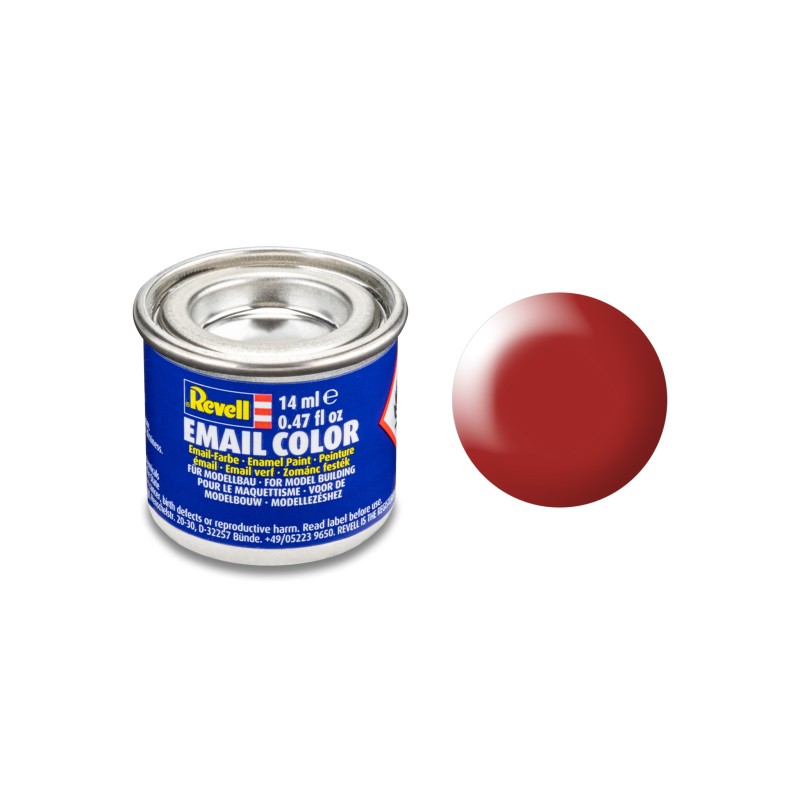 Revell - 32330 EMAIL COLOR ROUGE FEU SATINÉ RAL 3000 (14ML)
