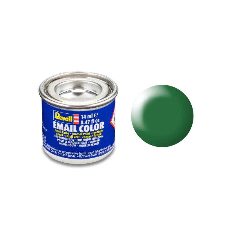 Revell	32364	EMAIL COLOR VERT FEUILLE, SEMI-BRILLANT, RAL 6001 (14 ML)