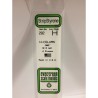 Evergreen EG282 – Profilé en H (colonne) en polystyrène blanc opaque Ø 2,0 mm (0.080")