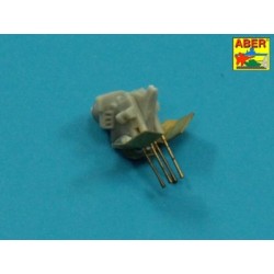 Aber S 1:350 L-047 – Canons 2 cm pour Flakvierling 38 allemand avec boucliers