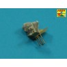 Aber S 1:350 L-047 – Canons 2 cm pour Flakvierling 38 allemand avec boucliers