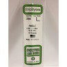 Evergreen EG294 – Cornière en polystyrène blanc opaque 3,2 mm
