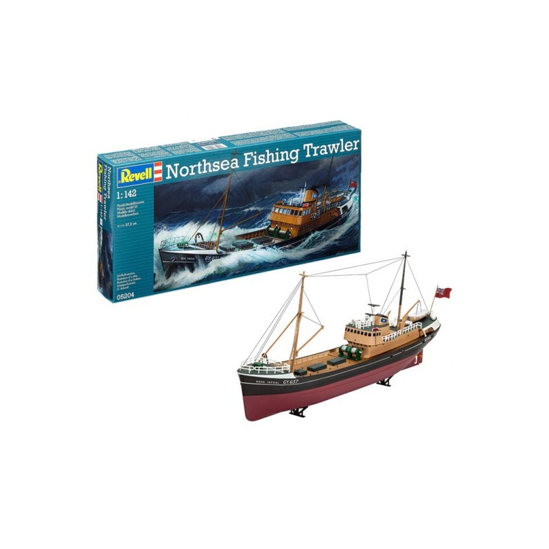 Revell	5204	Chalutier de pêche de la mer du Nord 1:142