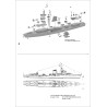 NikoModel 7003 – Destroyer O.R.P. Błyskawica wz.44 (1/700) – Maquette Résine