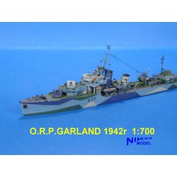 NikoModel 7008 – Destroyer O.R.P. Garland wz.43 (1/700) – Maquette Résine