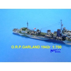 NikoModel 7008 – Destroyer O.R.P. Garland wz.43 (1/700) – Maquette Résine