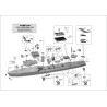 NikoModel 7008 – Destroyer O.R.P. Garland wz.43 (1/700) – Maquette Résine