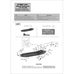 NikoModel 7033 – WWII US Landing Craft LCT, LCI, 2x LCM (1/700) – Maquette Résine