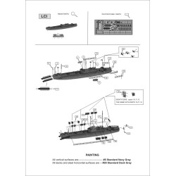 Niko Model - 07033  WWII US Loading Craft LCT, LCI, 2xLCM  1/700