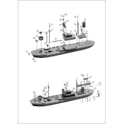 Niko Model 7062 – Suruga Maru (IJN 1943) 1:700