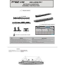 NikoModel	7067	Canonnière fluviale USS Luzon PR 7 1/700