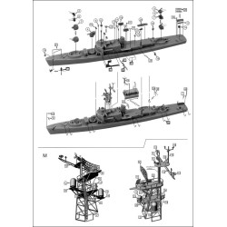 Niko Model 7075 – USS Cromwell (DE-1014) 1:700