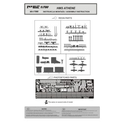 Niko Model 7080 – HMS Athene (1942) 1:700