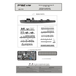Niko Model 7111 – Torpilleur allemand Type 35 T1 (1939–1940) 1:700