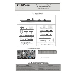 Niko Model 7112 – Torpilleur allemand Type 35 T8 (1942) 1:700