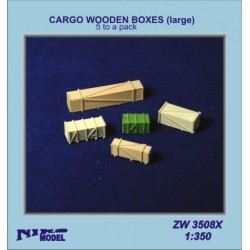 Niko Model - W3508X - Caisses de fret en bois (grandes) 1/350