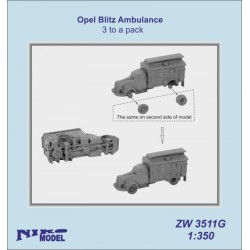 Niko Model - W3511G  Ambulance Opel Blitz 1/350