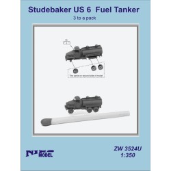 Niko Model - W3524U Studebaker US 6 Fuel Tanker 1/350
