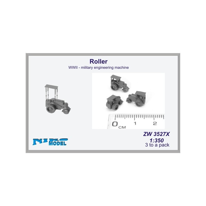 NikoModel	3527X	Rouleau WWII - machine du génie militaire 1/350