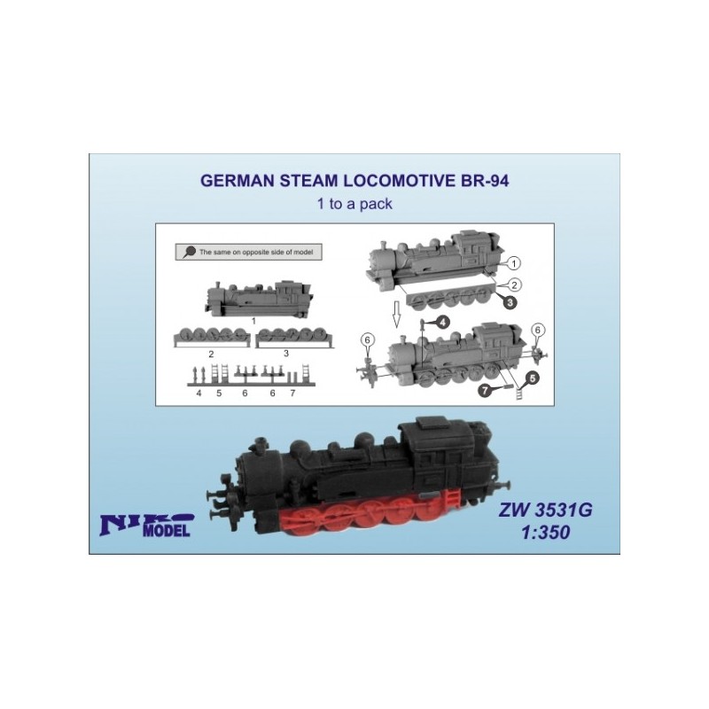 NikoModel	3531	Locomotive vapeur allemande BR-941/350