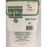 Evergreen EG9007 – Plaques transparentes 0,38 mm (lot de 2)