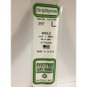 Evergreen EG297 – Cornière en polystyrène blanc 6,2 mm