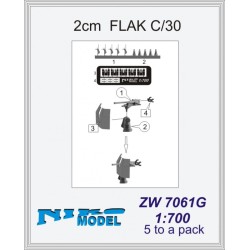 Niko Model - W7061G 2cm FLAK C/30 1/700