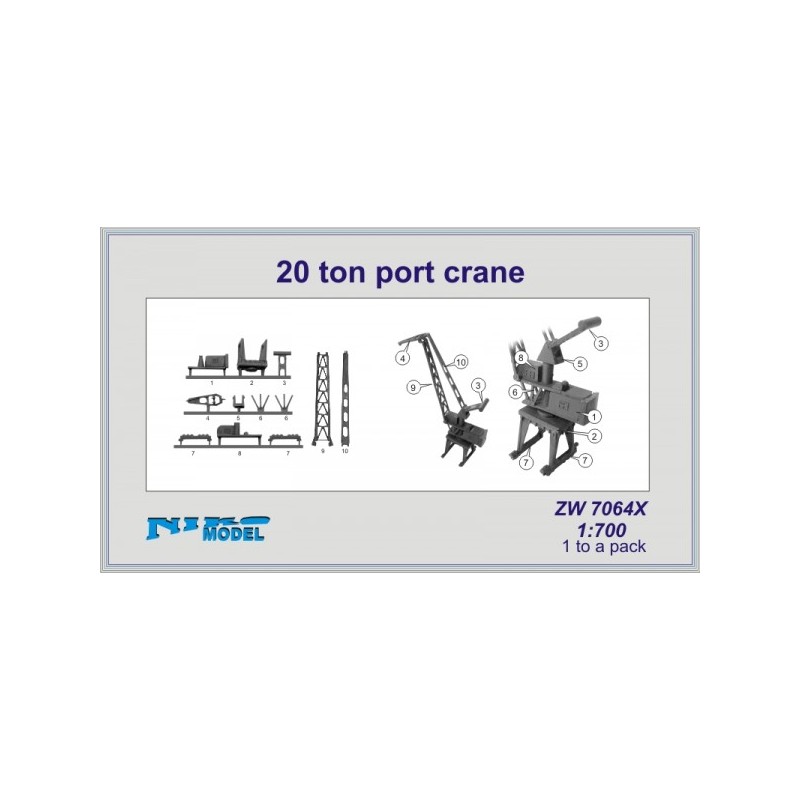 NikoModel	7064X	Grue portuaire de 20 tonnes 1/700